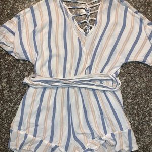Striped Romper